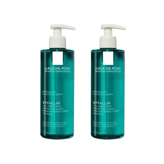 La Roche-Posay Effaclar puhdistava mikrokuorintageeli, 2 x 400 ml