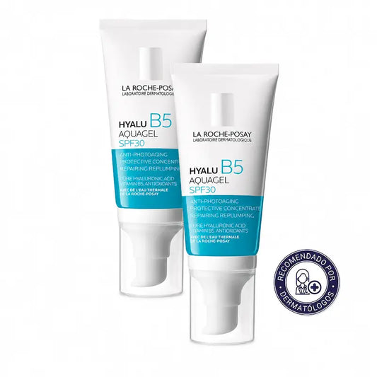 La Roche-Posay Hyalu B5 Aquagel SPF 30, 2 x 50 ml:n pakkaus