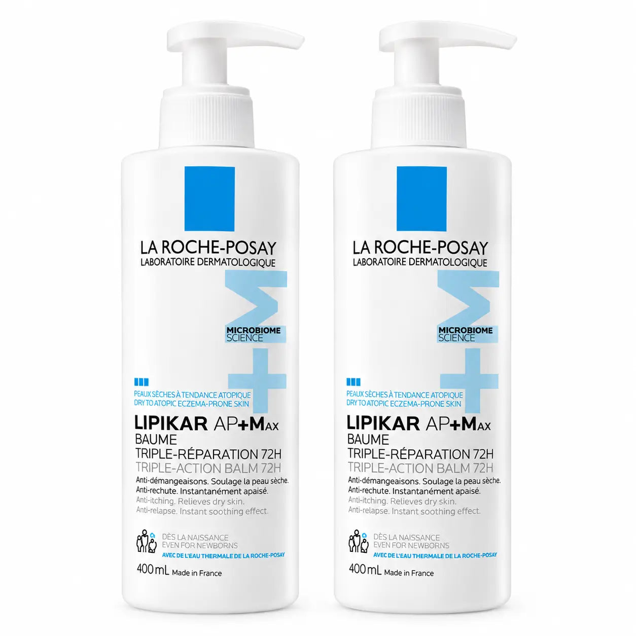 La Roche-Posay Lipikar Baume Ap+M, 2 x 400 ml:n pakkaus