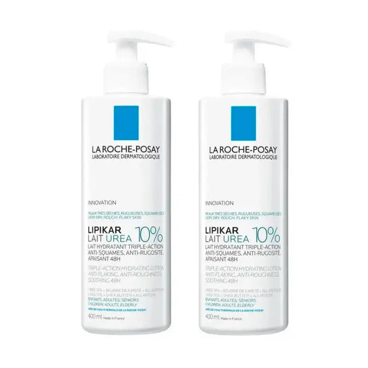 La Roche-Posay Lipikar Lait Urea 10 %, 2 x 400 ml:n pakkaus