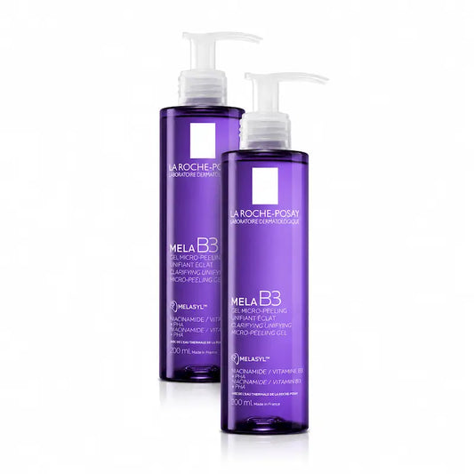 La Roche-Posay Mela B3 -puhdistusaine, 2 x 200 ml:n pakkaus