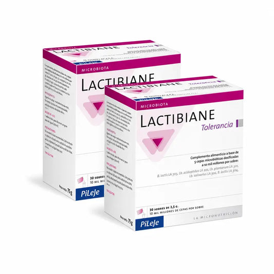 Lactibiane Tolerance -pakkaus, 2 x 30 annospussia