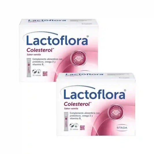 Lactoflora Probiotic Cholesterol Vanilla Flavour, 2X30 Sticks
