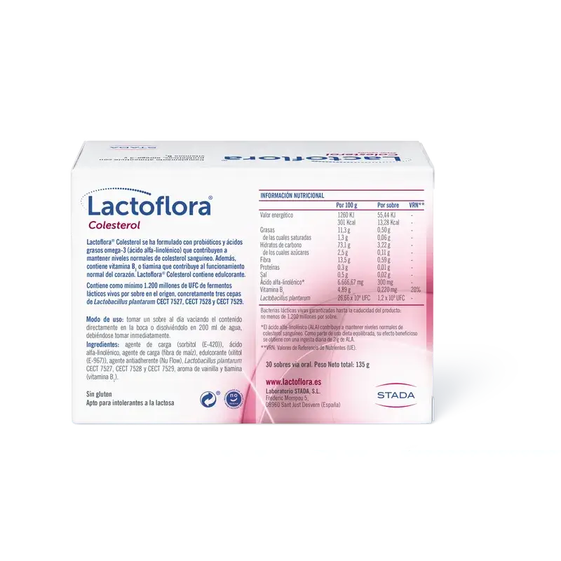 Lactoflora Probiootti Kolesteroli, vaniljainen, 30 annospussia