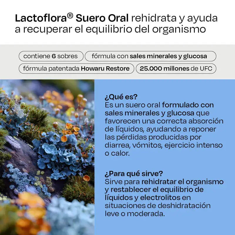 Lactoflora suun kautta otettava seerumi, 6 annospussia