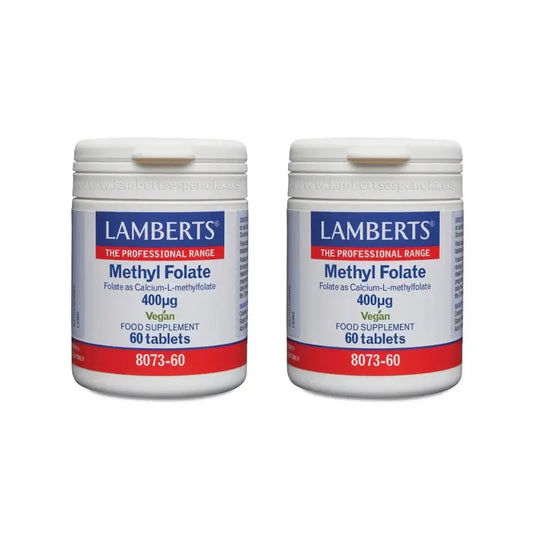 Lamberts Methyl Folate 400 mg, 2 x 60 tablettia 