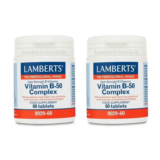 Lamberts Vitamiini B-50 Complex, 2 x 60 tablettia 