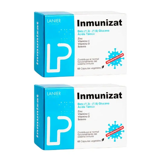 Lanier Pharma Inmunizat -ravintolisä, 2 x 60 kasviskapselia 
