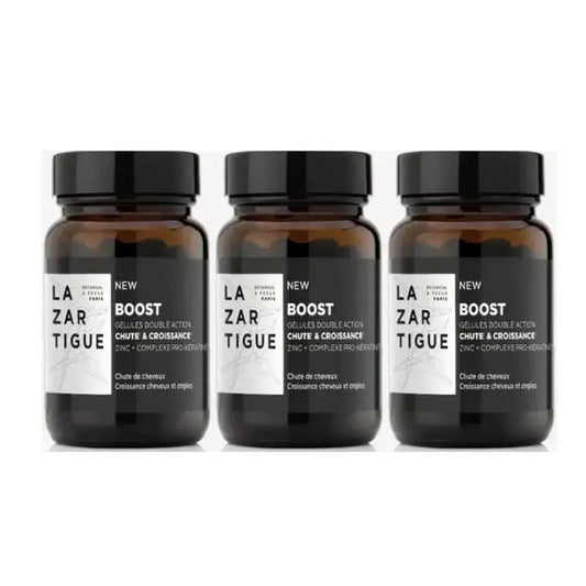 Lazartigue hiustenlähtöä ehkäisevät kapselit, pakkaus 3 x 30 kapselia
