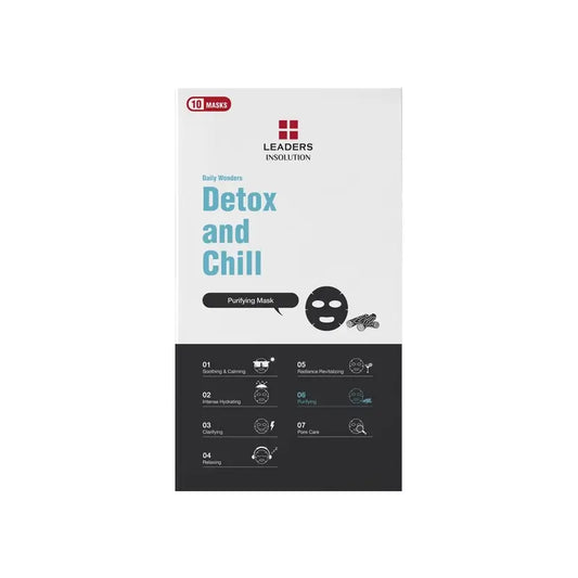 Leaders Daily Wonders Detox And Chill -puhdistava kasvonaamio, 25 ml