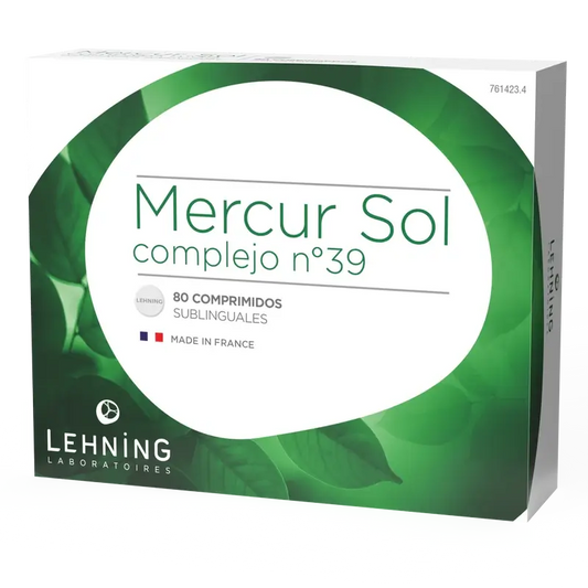 Lehning Mercur Sol Complex No. 39, 80 capsules