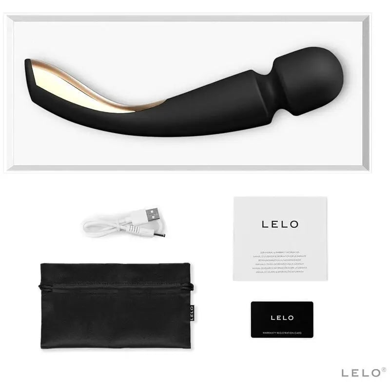Lelo  Smart Medium Wand 2 -hierontalaite, musta