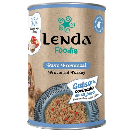 Lenda Foodie -koiranruoka: Provencal-tyylinen kalkkuna, 12 x 400 g