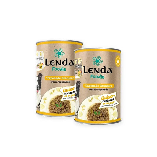 Lenda Foodie Tapena De Granjero -koiranruoka, 2 x 12 x 400 g:n pakkaus