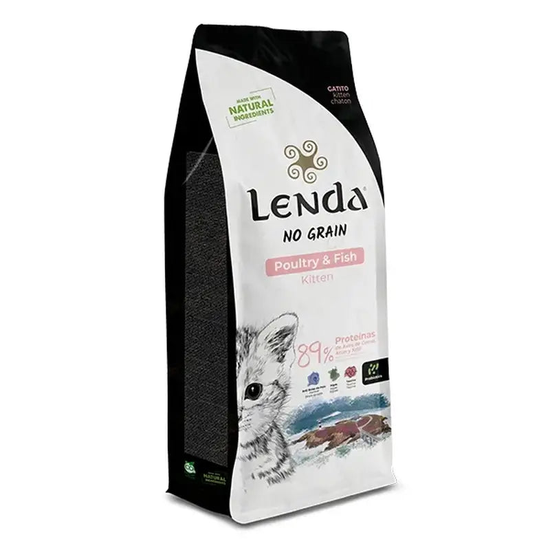 Lenda Gato Kitten Linnut ja kala, viljaton, 2 kg