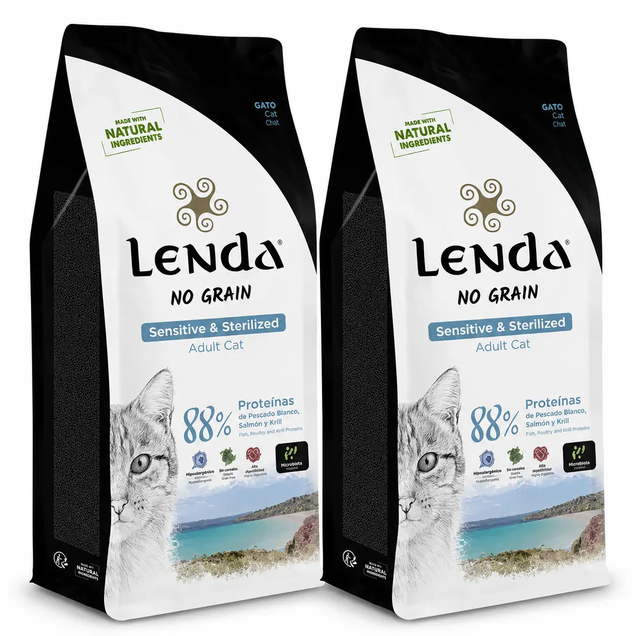 Lenda Gatosensitive Sterilized Grain Free, 2 x 2 kg