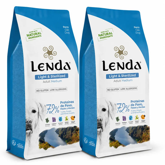 Lenda Aikuinen koira light, 2 x 6 kg