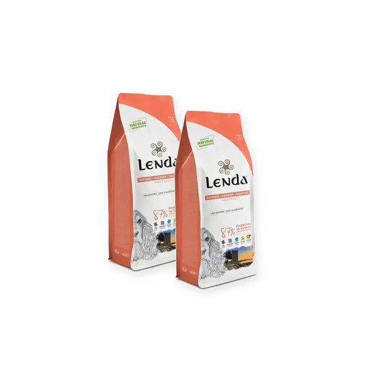 Lenda Aikuisten koirien lohi, 2 x 6 kg:n pakkaus