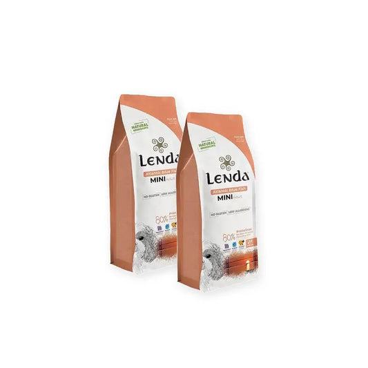 Lenda Mini Atlantic -koiranruoka, sinikala, 2 x 2 kg:n pakkaus