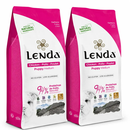 Lenda Perro Puppy, 2 x 12 kg