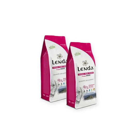 Lenda Perro Puppy Maxi, 2 x 12 kg:n pakkaus