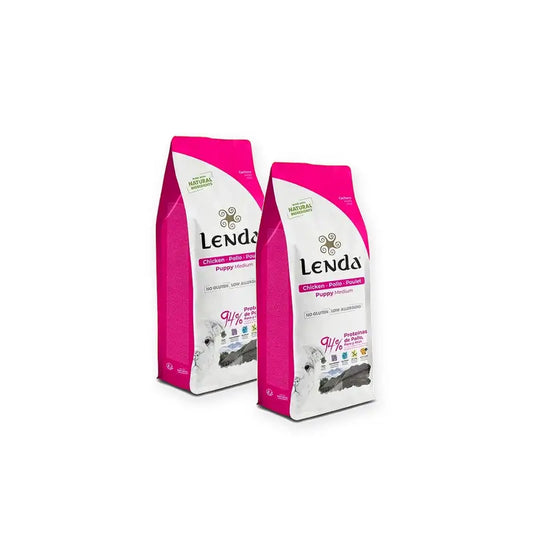 Lenda Perro Puppy, 2 x 6 kg:n pakkaus