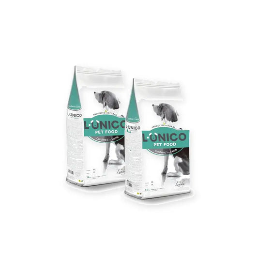 Lenda Unico Perro Cordero, 2 x 2 kg:n pakkaus