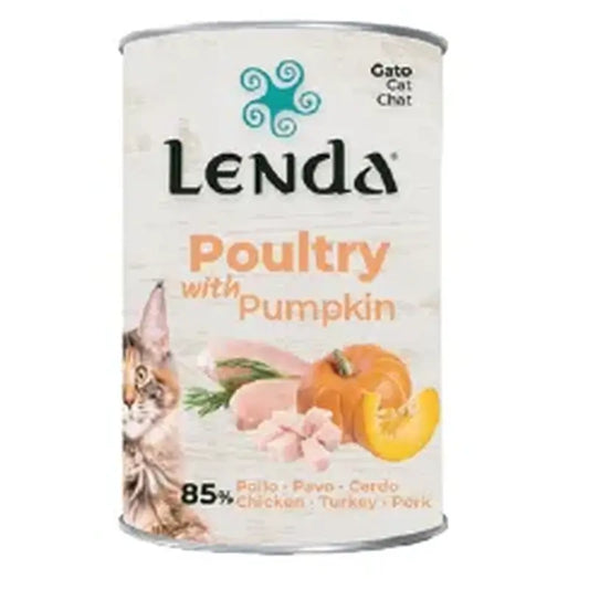 Lenda Wet Cat -patee, siipikarja ja kurpitsa, 12 x 400 g