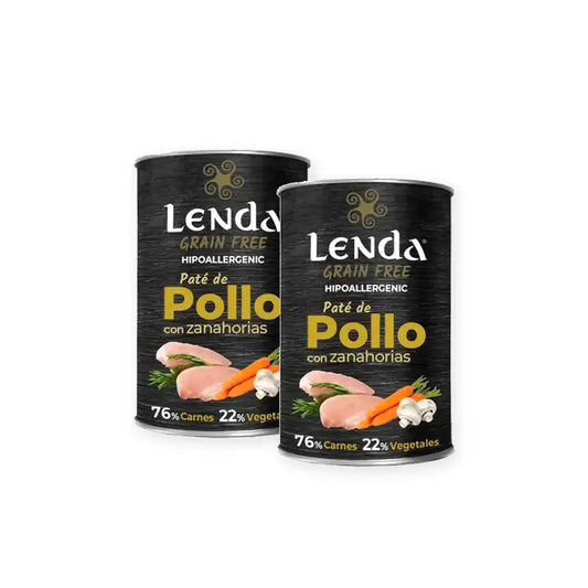 Lenda Wet Perro Pollo, 2 x 12 x 400 g:n pakkaus