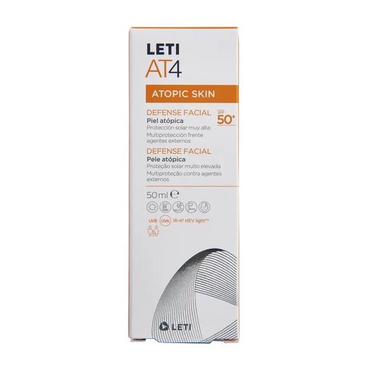 Letiat4 Defense kasvojen aurinkovoide SPF 50+, 50 ml