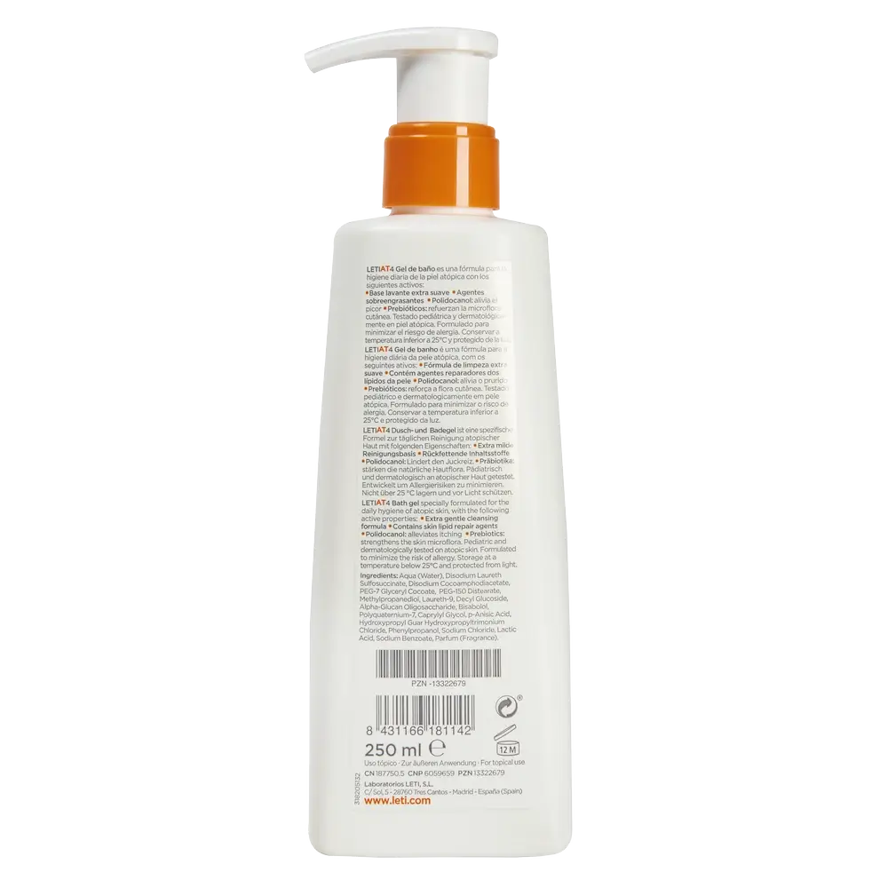 Letiat4-kylpygeeli, 250 ml