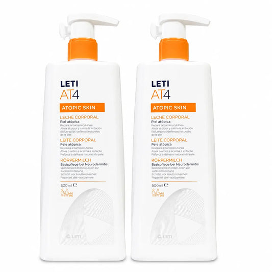 Leti At4 vartalovoide atooppiselle iholle, 500 ml, 2 kpl:n pakkaus