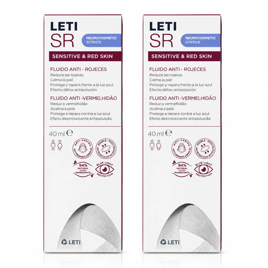 Leti SR Punoitusta lievittävä neste, 40 ml, 2 kpl:n pakkaus