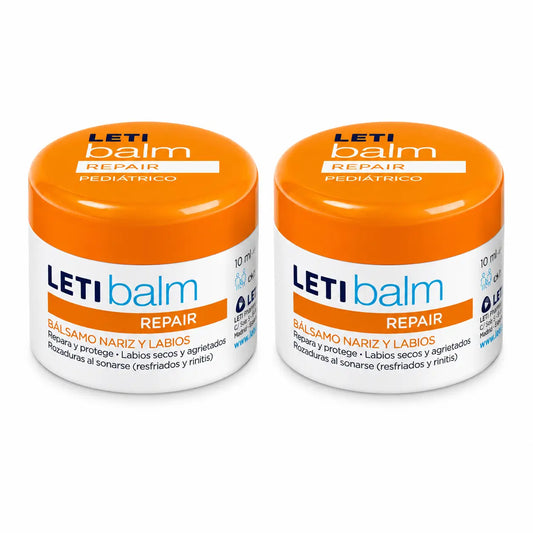 Letibalm Pediátrico, nenän ja huulien hoitovoide, 10 ml, 2 kpl:n pakkaus