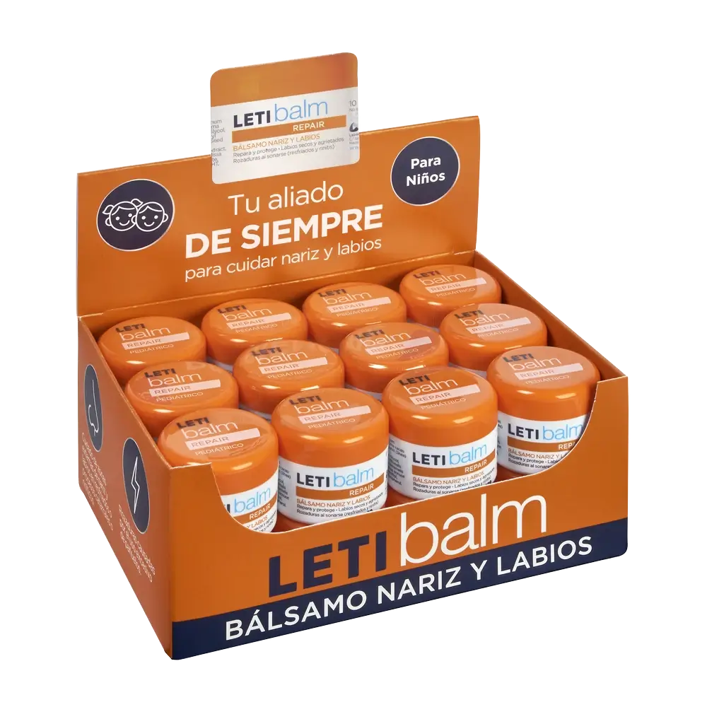 Letibalm Pediátrico, nenän ja huulien korjaava balsami, 10 ml