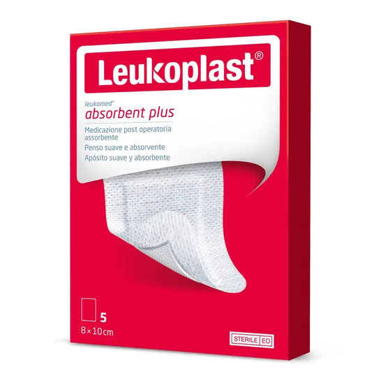 Leukoplast Leukomed 8 cm x 10 cm, 5 kpl