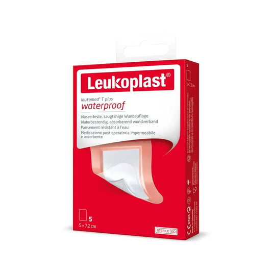 Leukoplast Leukomed T Plus, 5 cm × 7,2 cm, 5 kpl
