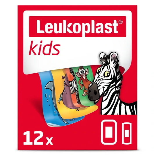 Leukoplast Kids Zoo, 12 kpl, valikoima
