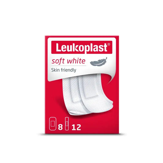 Leukoplast Soft White, 20 kpl, valikoima