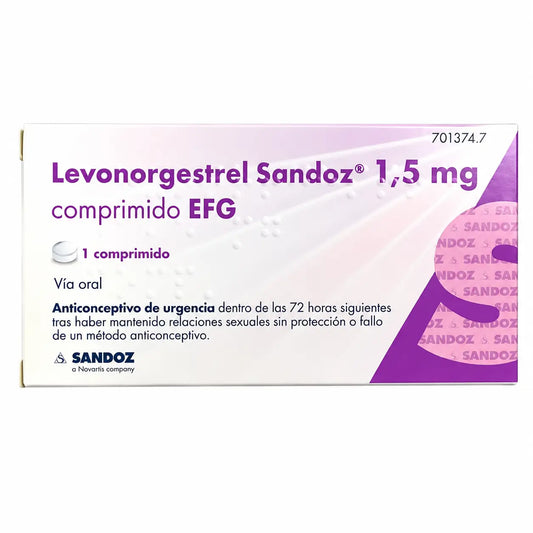 Levonorgestrel Sandoz 1,5 mg 1 tabletti
