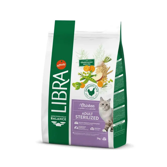 Libra Feline Adult Sterilized Chicken 3 kg, kissanruoka