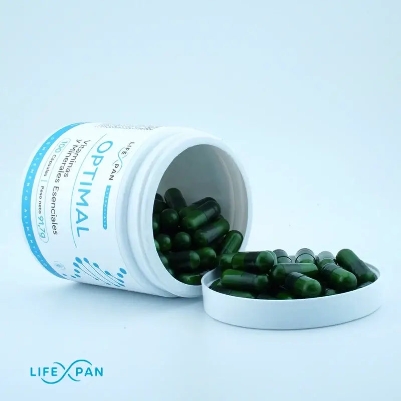 Lifexpan Optimal – välttämättömiä vitamiineja ja kivennäisaineita, 100 kapselia