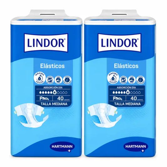 Lindor joustavat päivävaipat, koko M, 80 kpl