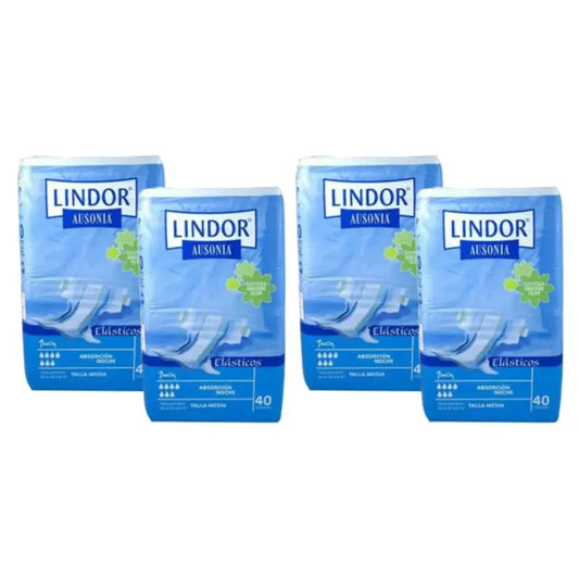 Lindor joustavat yövaipat, koko M, 2 x 80 kpl:n pakkaus
