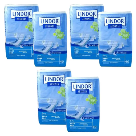 Lindor joustavat yövaipat, koko M, pakkaus  3 x 80 kpl