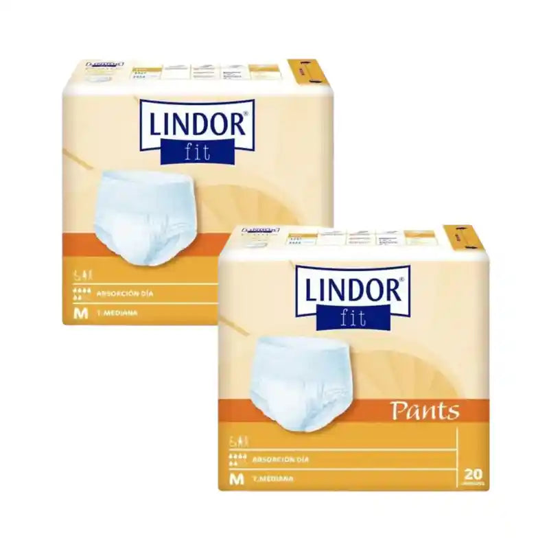 Lindor Fit Pants -päivävaipat, koko M, 2 x 80 kpl 