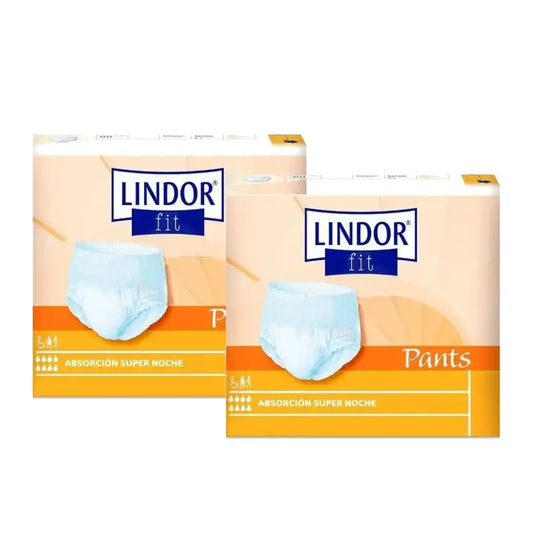Lindor Fit Pants Super Noche -vaipat, koko M, 80 kpl, 2 pakkausta