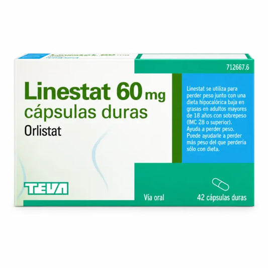 Linestat 60 mg, 42 kapselia (läpipainopakkaus)