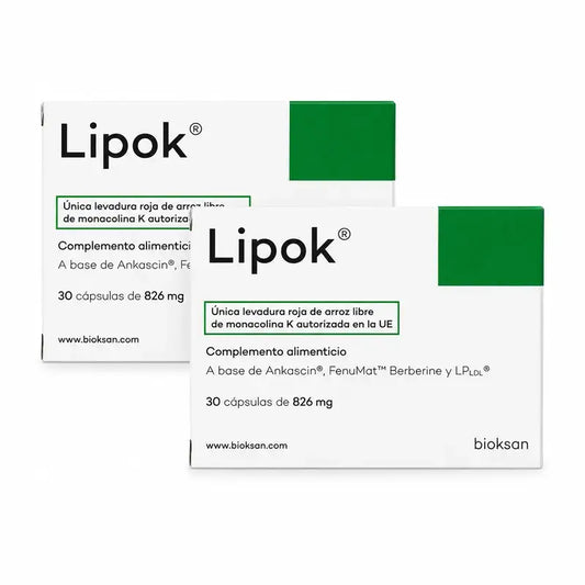 Lipok-ravintolisä, 2 x 30 kapselin pakkaus