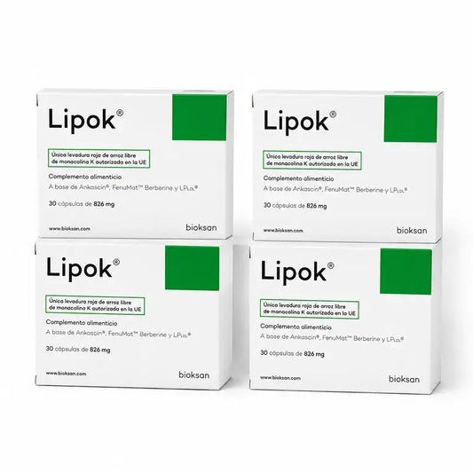 Lipok-ravintolisä, 4 x 30 kapselin pakkaus